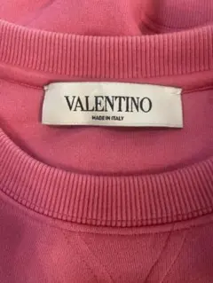 VALENTINO ピンク クルーネック ニット　Sのサムネイル