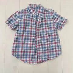 【美品】Ralph Lauren キッズ　ラルフローレン　半袖シャツ90サイズ