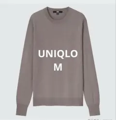 ト*ル様 【お値下げ】UNIQLO エクストラファインメリノクルーネックセーター