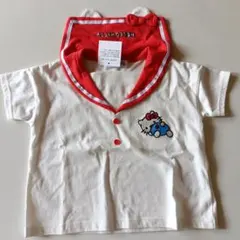新品 ハローキティ セーラー 襟 Tシャツ 90cm キティちゃん