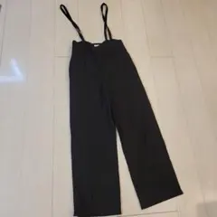 lawgyハイウエストサロペットワイドパンツ