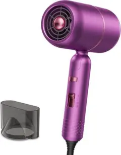 ドライヤー 大風量 【2025最新型】速乾 軽量 紫