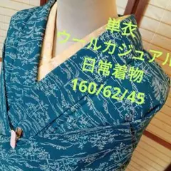 5965　単衣　ウールカジュアルのサムネイル