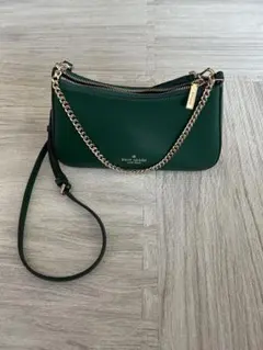 kate spade グリーン ショルダーバッグ