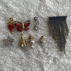 ヴィンテージ風　ブローチ　おまとめ　#99