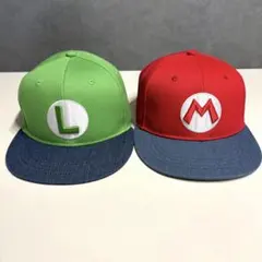 マリオ・ルイージ キャップ 2個セット　USJ
