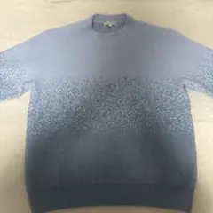ANDERSON UNIQLOコラボ ライトブルー グラデーション ニット L