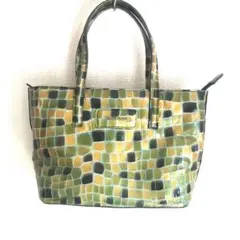 最終価格／COCCO FIORE◇エナメル ハンドバッグ　クロコダイル風　牛革