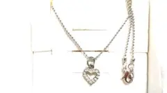スワロフスキー SWAROVSKI 使用 オープンハート ネックレス