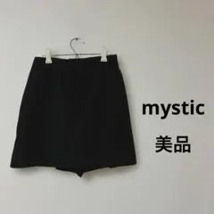 mystic ミスティック　ミニスカパン　ブラック　台形　ミニ