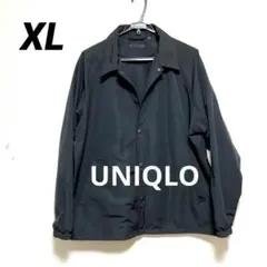 S*N様 UNIQLO コーチジャケット ブルゾン 内ポケット付 ブラック　XL