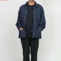 OVY KAJA CHECK FLANNEL SHIRT JACKET