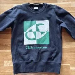 Champion ブラック トレーナー S