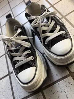 CONVERSE ALL STAR 厚底スニーカー ブラック/ホワイト