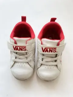 VANS ホワイト/レッド スニーカー　14cm