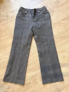ETERNIO BELLEZZA ヘリンボーン フレアパンツ 4F