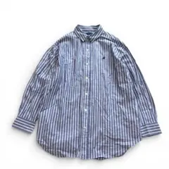 BEVERLY HILLS ポロクラブ ビックシルエット長袖シャツ ストライプ