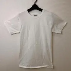 チャンピオン 無地Tシャツ 白 S メンズ 黄ばみ有 Cロゴ シンプル 定番