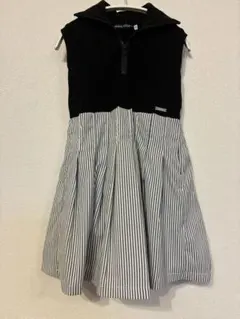 美品　BEBE ノースリーブワンピース ストライプ