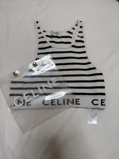 CELINE ボーダー タンクトップ - メルカリ