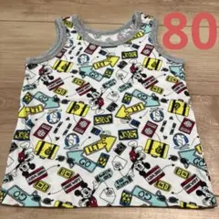 ユニクロ　ミッキー　タンクトップ　80センチ