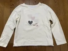 kumikyoku組曲 ハート刺繍トレーナー 140