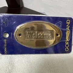 GORIKI ISLAND 真鍮 Welcome プレート