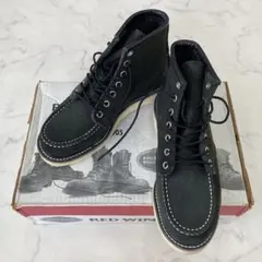 【美品】【22cm】 RED WING ブラック スエード 8874のサムネイル
