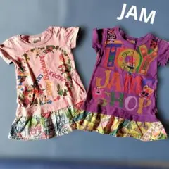 JAM　ジャム　重ね着風半袖ワンピース　100 110 女の子のサムネイル