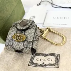 GUCCI GGスプリーム ブラック イヤホンケース AirPodsケース 正規