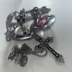 【翌日発送】地雷系ネックレス　3セット