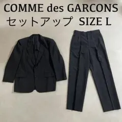 古着 COMME des GARCONS セットアップスーツ サイズL 黒色のサムネイル