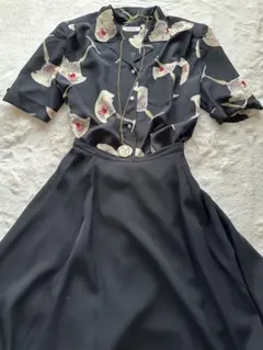 INGEBORG ブラウス　柄　半袖