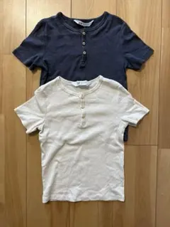 H&M キッズTシャツ 2枚セット 120cm