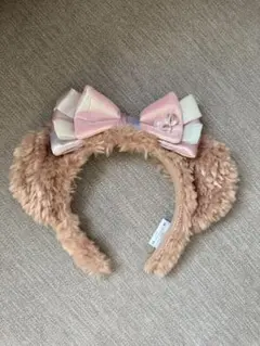 ディズニーシー　シェリーメイ　カラフルパピネスカチューシャ　ピンクリボン