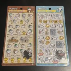 【正規品】スヌーピー ボンボンドロップシール 2種セット