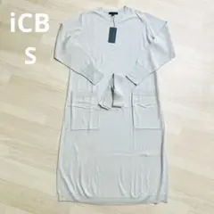 iCB 薄手ニットワンピース　S