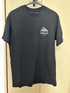 限定完売！Patagoniaボーダー半袖TシャツM/パタゴニアネイビー2016年 