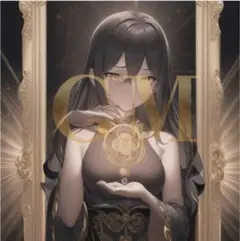 真作　原画　オリジナル　油絵風 星の顕現　デジタルアート 女性キャラクター 真作 原画 オリジナル 油絵風 星の顕現 デジタルアート 女性