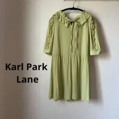 新品♡ Karl Park Laneフリル襟 半袖ブラウス ライトグリーンのサムネイル