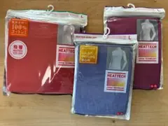 ユニクロ　ヒートテック 3点セット 長袖　極暖