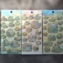 セール⭐　すみっコぐらし　キラッとぷくぷくエアーシール　3点セット　サンエックス