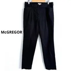 McGREGOR ブラック　ツイル　パンツ　レディース　L きれいめ　カジュアル