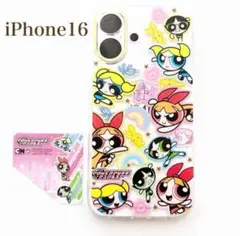 新品未使用/iPhone16ケーパワーパフガールズ ソフト クリア