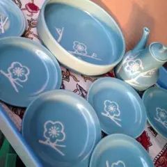 縁起いい梅柄醤油挿しセット