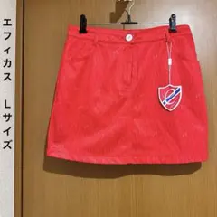エフィカス　ゴルフ　スカート Lサイズ 赤のサムネイル