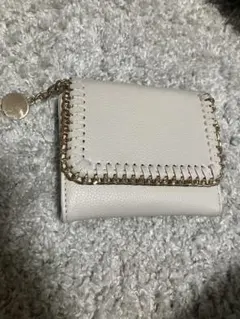 未使用 三つ折り財布 ステラマッカートニー風 ピンクベージュ