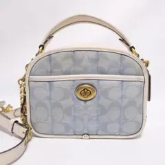Coach Signature mini Shoulder Bag denim