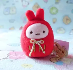 【新品・タグ付】すみっコぐらし たぴおか 卯年 お正月 だるま てのりぬいぐるみ