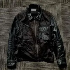 ベルギーポリス　白バイライダース レザージャケット　記章つき ベルギーポリス 白バイライダース レザージャケット 記章つき - メルカリ